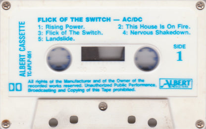 AC/DC : Flick Of The Switch (Cass, Album)