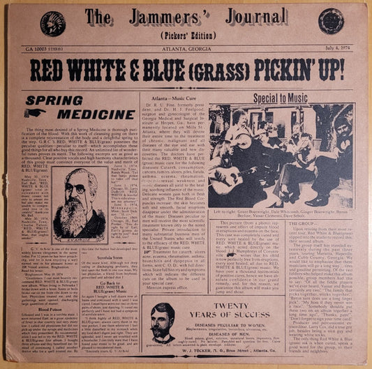 Red, White & Blue (Grass) : Pickin' Up (LP, Album)