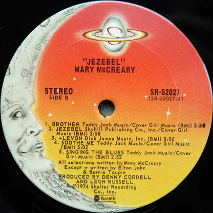 Mary McCreary : Jezebel (LP, Album, RE, Ter)