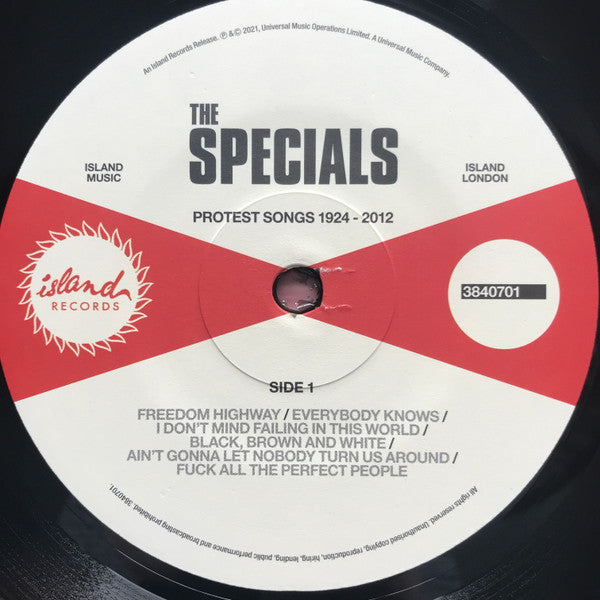 The Specials : Protest Songs 1924-2012 (LP, Album)