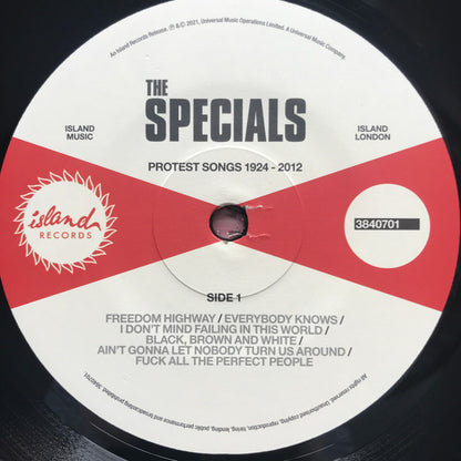 The Specials : Protest Songs 1924-2012 (LP, Album)