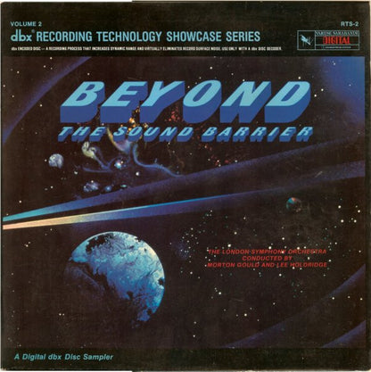 London Symphony Orchestra : Beyond The Sound Barrier: The Spectacular Sound Of Digital dbx Discs (LP, Album, Smplr, dbx)
