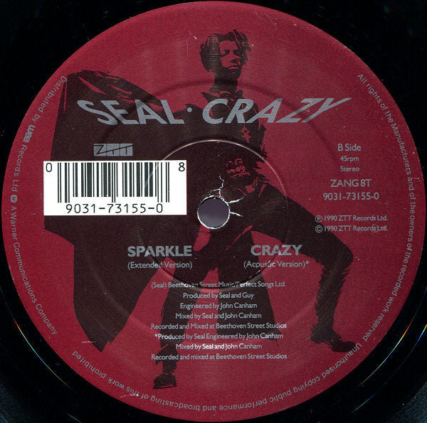 Seal : Crazy (12", Single, M/Print)