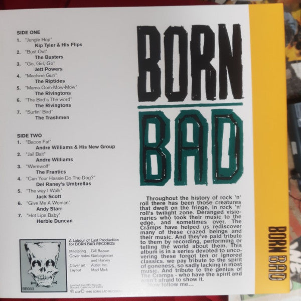 Various : Born Bad Volume Three (LP, Comp, RE, Unofficial)