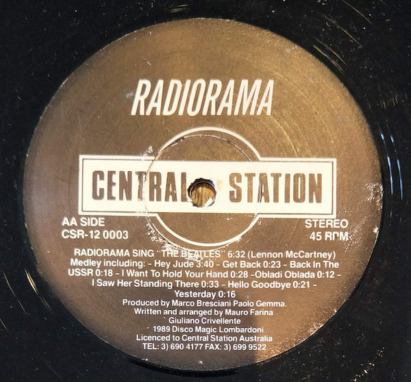 Radiorama : ABCD / Radiorama Sing "The Beatles" (12")