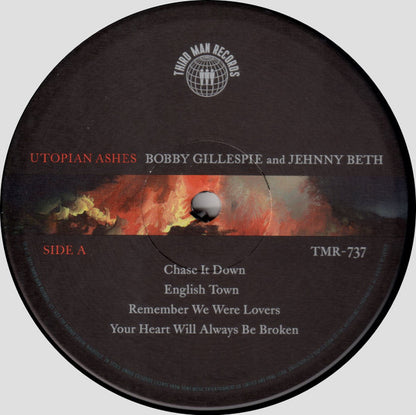 Bobby Gillespie And Jehnny Beth : Utopian Ashes (LP, Album)