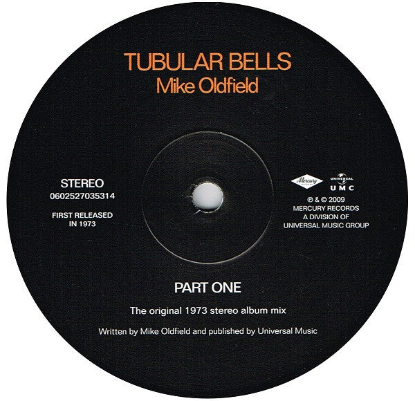 Mike Oldfield : Tubular Bells (LP, Album, RE, RM, 180)