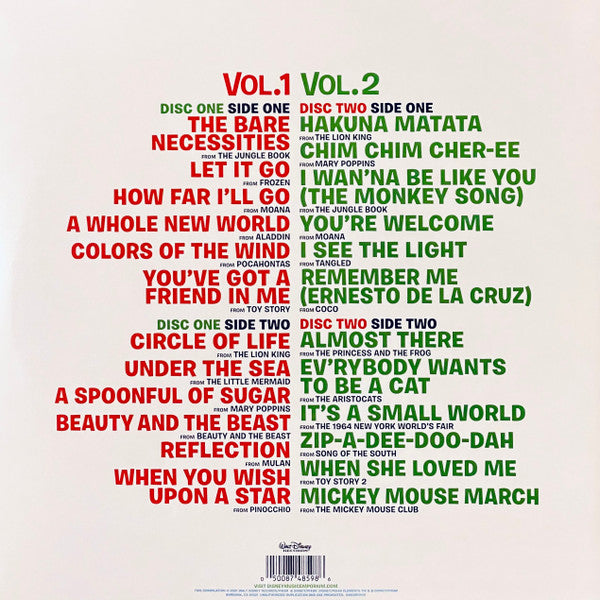 Various : Disney Ultimate Hits Vol.1 & 2 (LP, Blu + LP, Gre + Comp, Ltd)