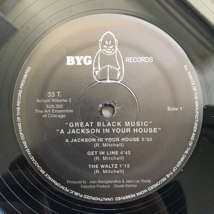The Art Ensemble Of Chicago : A.A.C.M., Great Black Music - A Jackson In Your House (LP, Album, RE, Gat)