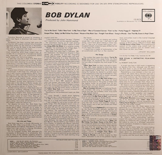 Bob Dylan : Bob Dylan (LP, Album, RE, 180)