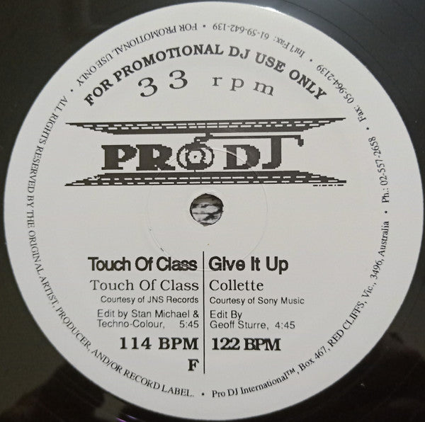 Various : PRO DJ (12", Comp, Promo)