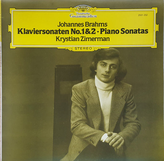 Johannes Brahms, Krystian Zimerman : Klaviersonaten No.1 & 2 - Piano Sonatas (LP)