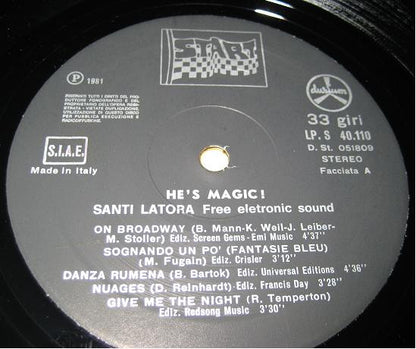 Santi Latora : He's Magic! (LP, Album)