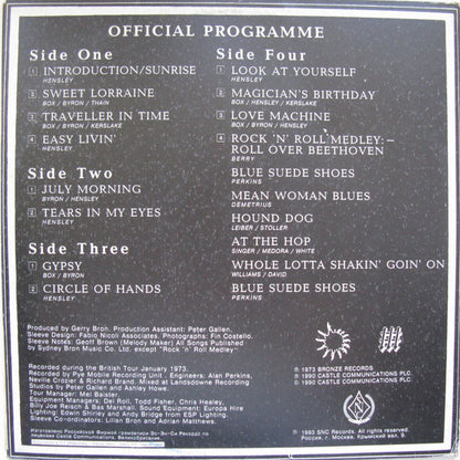 Uriah Heep : Uriah Heep Live (2xLP, Album, RE)