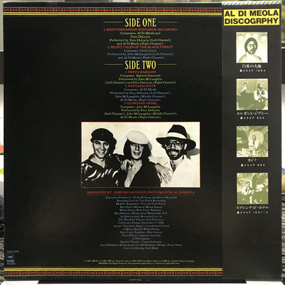 Al Di Meola / John McLaughlin / Paco De Lucía : Friday Night In San Francisco (LP, Album)