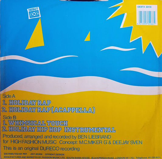 MC Miker G. & DJ Sven : Holiday Rap (12", Single)