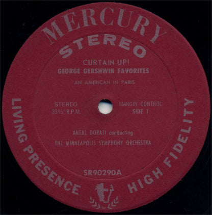George Gershwin : Curtain Up! Gershwin Favorites (LP, Comp)
