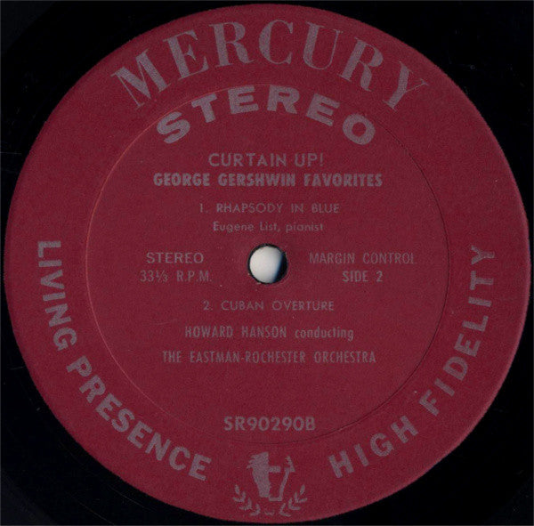 George Gershwin : Curtain Up! Gershwin Favorites (LP, Comp)