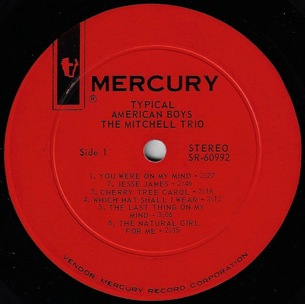 The Mitchell Trio* : Typical American Boys (LP, Album, Ric)