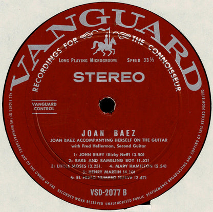 Joan Baez : Joan Baez (LP, Album, 7cm)