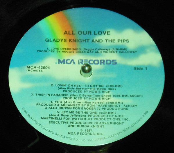 Gladys Knight And The Pips : All Our Love (LP, Album)