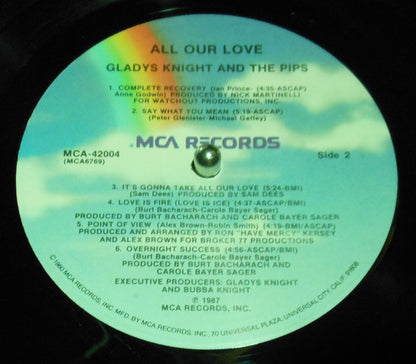 Gladys Knight And The Pips : All Our Love (LP, Album)
