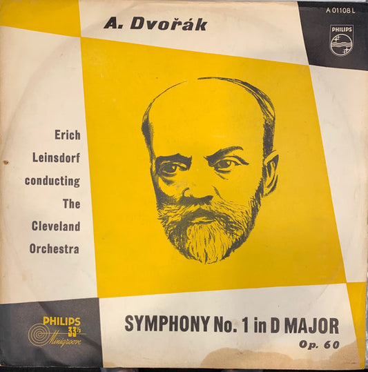 Antonín Dvořák, Erich Leinsdorf, The Cleveland Orchestra : Symphony No. 1 in D Major, Op. 60 (LP)