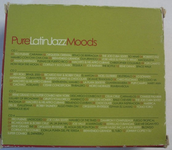 Various : Pure Latin Jazz Moods (4xCD, Album, Comp, Sli)