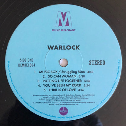 Warlock (6) : Warlock (LP, Album, RE)