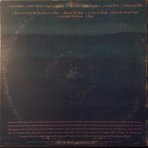 Doc & Merle Watson : Look Away! (LP, Album, Ter)