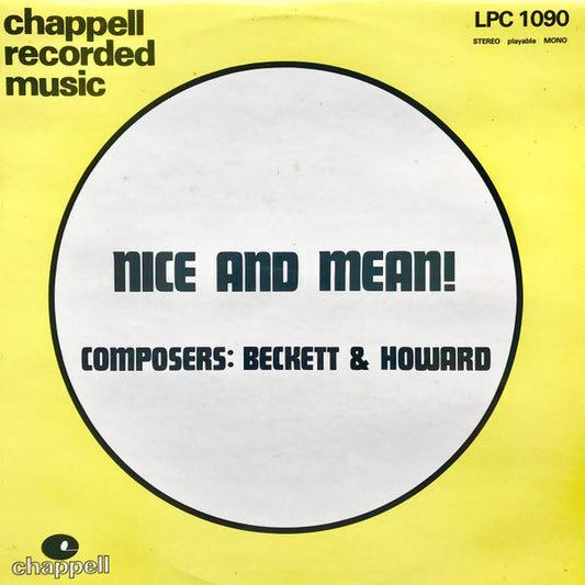 Jeremy Beckett & Nick Howard (6) : Nice & Mean! (LP)