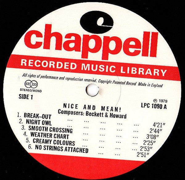 Jeremy Beckett & Nick Howard (6) : Nice & Mean! (LP)