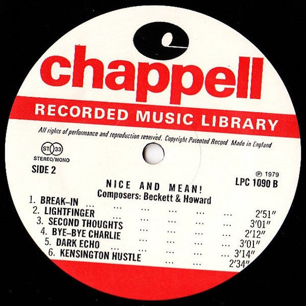 Jeremy Beckett & Nick Howard (6) : Nice & Mean! (LP)
