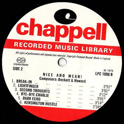Jeremy Beckett & Nick Howard (6) : Nice & Mean! (LP)