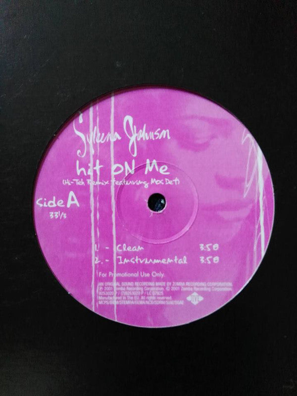 Syleena Johnson Featuring Mos Def : Hit On Me (Hi-Tek Remix) (12", Promo)