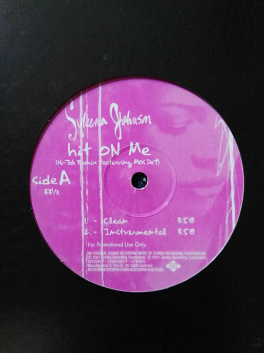 Syleena Johnson Featuring Mos Def : Hit On Me (Hi-Tek Remix) (12", Promo)