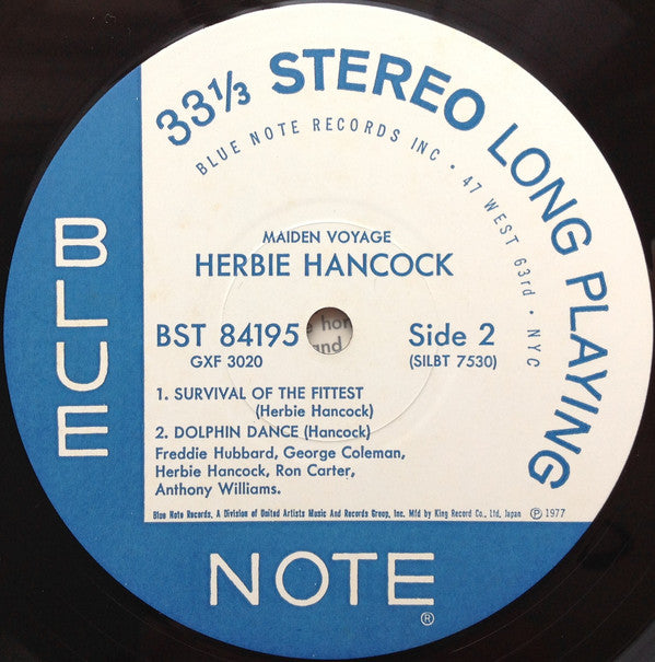 Herbie Hancock = ハービー・ハンコック* : Maiden Voyage = 処女航海 (LP, Album, Ltd, RE)