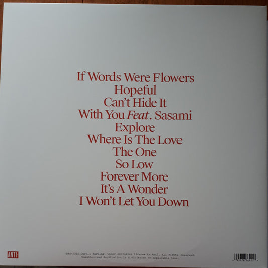 Curtis Harding : If Words Were Flowers (LP, Album)