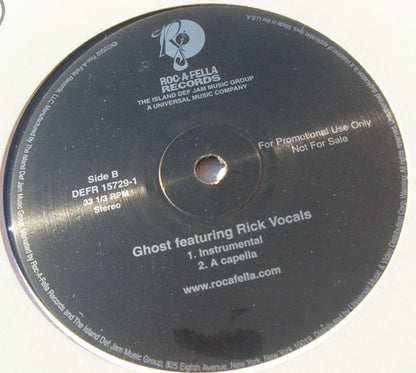 Rick Vocals : Ghost (12", Promo)