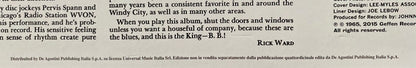 B.B. King : Live At The Regal (LP, Album, RE, 180)