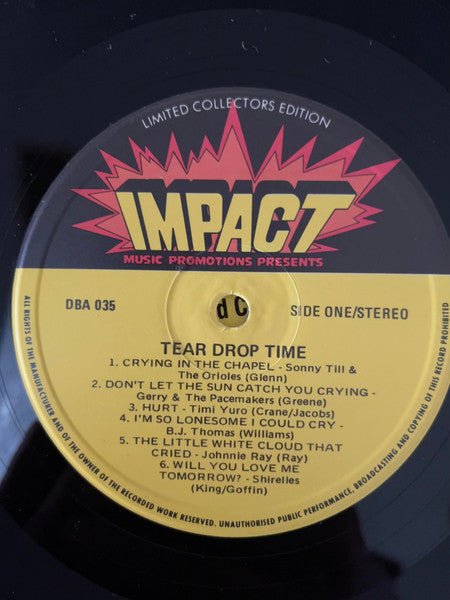 Various : Tear Drop Time (LP, Comp)