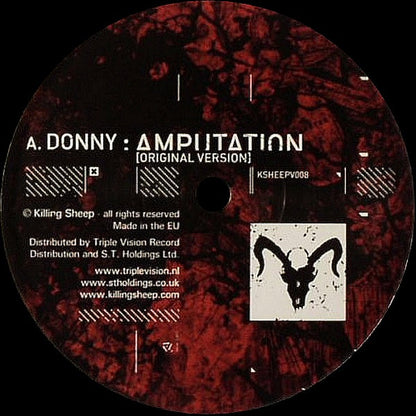 Donny / Of God : Amputation Original Version / Grieve (12")