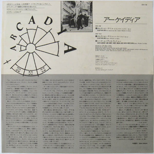 Arcadia (3) : Election Day (The Consensus Mix) (12", Single)