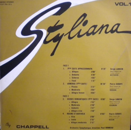 Paul Bonneau : Styliana Vol.1 (LP)
