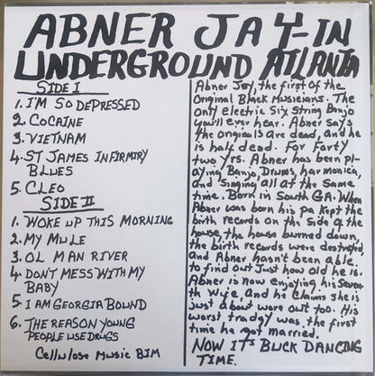 Abner Jay : True Story Of Abner Jay (LP, Comp, Mono, RP)