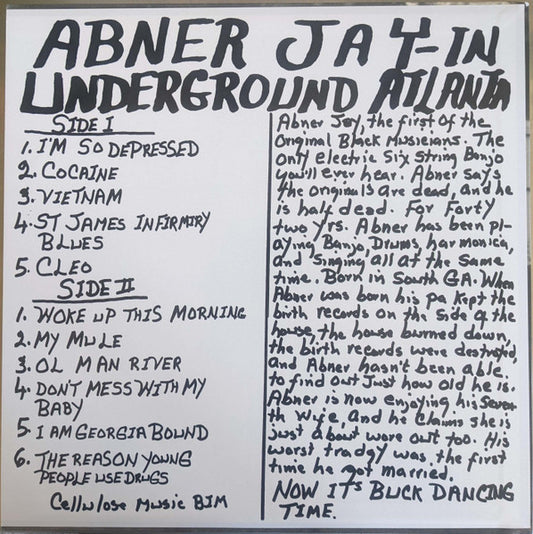 Abner Jay : True Story Of Abner Jay (LP, Comp, Mono, RP)