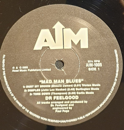 Dr. Feelgood : Mad Man Blues (LP, MiniAlbum)