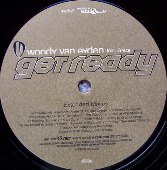 Woody van Eyden : Get Ready (Part 1) (12")