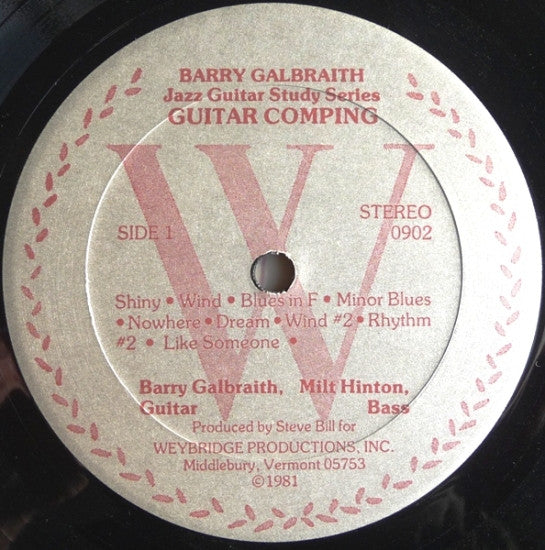 Barry Galbraith : Guitar Comping (LP)