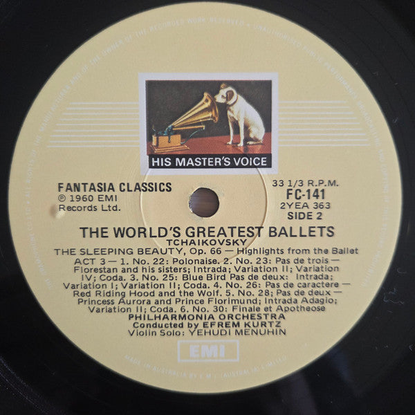Tchaikovsky*, Adam* : The World's Greatest Ballets (4xLP + Box)